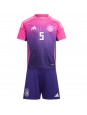 Tyskland Pascal Gross #5 Replika Borta Kläder Barn EM 2024 Kortärmad (+ byxor)